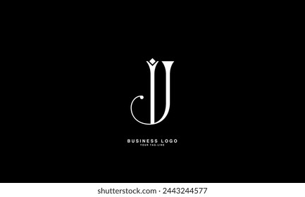 JI, IJ, J, I, Abstract Letters Logo Monogramme