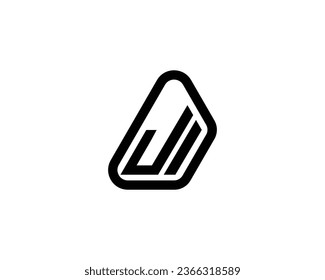 JI logo design vector template