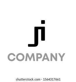 ji logo vector design template sign