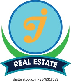 Logotipo del Vector inmobiliario de Ji