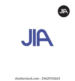 JIA Logo Letra Monograma Diseño
