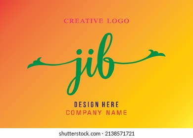 JIB lettering logo is simple, easy to understand and authoritative