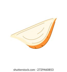 Fatia de raiz de Jicama mostrando carne branca crocante e pele marrom fina, um ingrediente popular para receitas saudáveis, representando frescor e nutrição natural