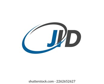 JID letter creative modern elegant swoosh logo design