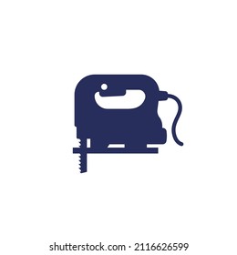 icono de sierra de unión, vector de herramienta eléctrica