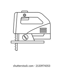 jig saw power tool outline design 