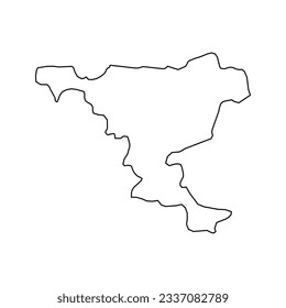 Jigawa state map, administrative division of the country of Nigeria. Vector illustration.