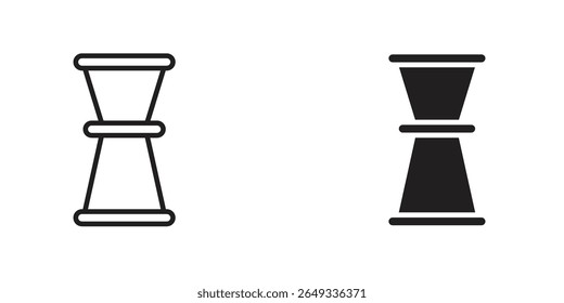Icono de Jigger Ilustraciones de diseño. iconos web editables