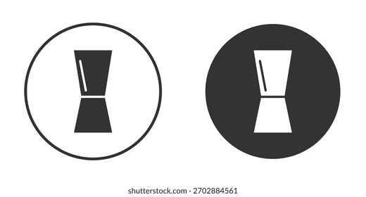 Jigger-Symbol. Perfekt für Web- und App-Schnittstellen, Präsentationen, Infografiken