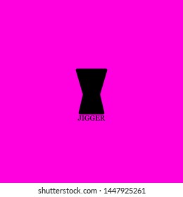 jigger icon sign signifier vector