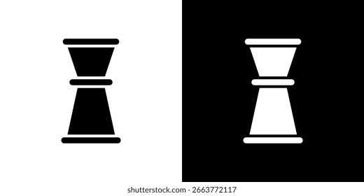 Jigger-Symbol, Vektorgrafik - Sammlung von Vektorsymbolen in schwarzem Stil von hoher Qualität
