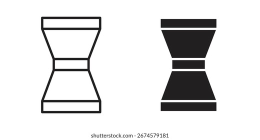 Icono de Jigger Vector, signo y símbolo para Elementos de diseño, Sitio web o App.