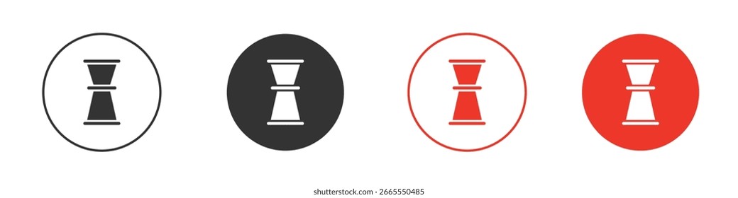Ícones de sinalizador. Estilo de design plano. Símbolos de vetor de design gráfico. 