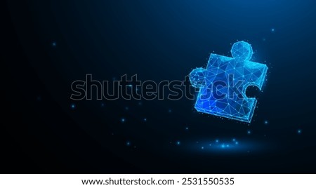 Jigsaw background. Technology graphic design background. Vector illustration. Vector Abstract technology circuit lines. Technology vector background.Eps10 vector illustration.