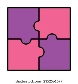 Jigsaw Icon Design For Personal And Commercial Use