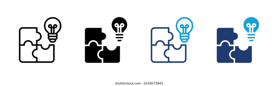 Jigsaw Icon Element For Design