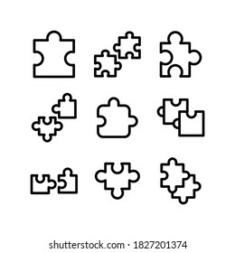 jigsaw icon or logo isolated sign symbol vector illustration - Collection of high quality black style vector icons
