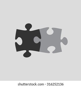 jigsaw icon. Vector Design EPS10.