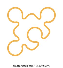 Icono de Vector aislado de rompecabezas que puede modificar o editar fácilmente
