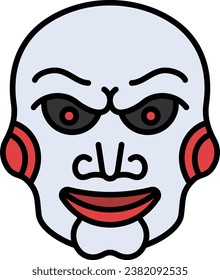 Icono de vector asesino en jigsaw. Se puede usar para imprimir, móviles y aplicaciones web.