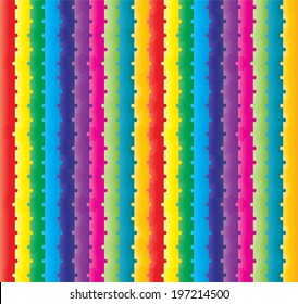 jigsaw pattern. vector / illustration
