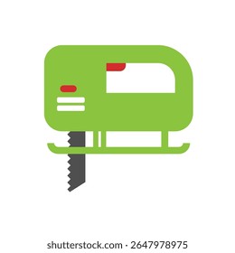 Jigsaw Power Tool Vector icon Illustration