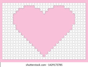 Jigsaw puzzle background design material