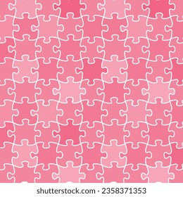 jigsaw puzzle background, vector illustration