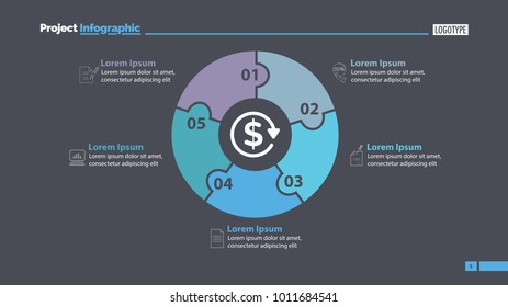 Jigsaw Puzzle Cycle Chart Slide Template