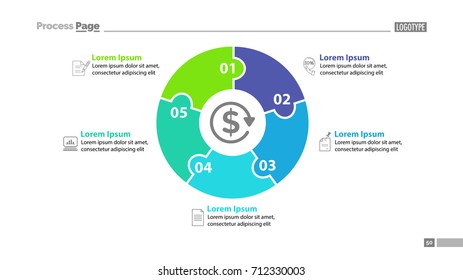 Jigsaw Puzzle Cycle Chart Slide Template