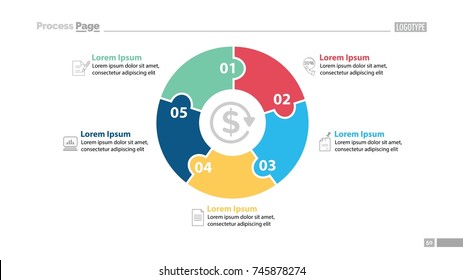 Jigsaw Puzzle Cycle Chart Slide Template