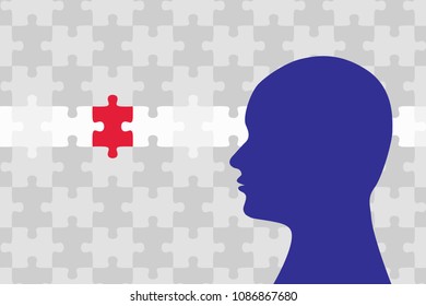 Jigsaw puzzle, Discover the piece of Solution