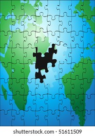 jigsaw puzzle earth