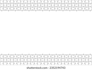Jigsaw puzzle frame background material
