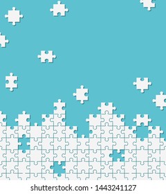 Jigsaw puzzle illustration background material