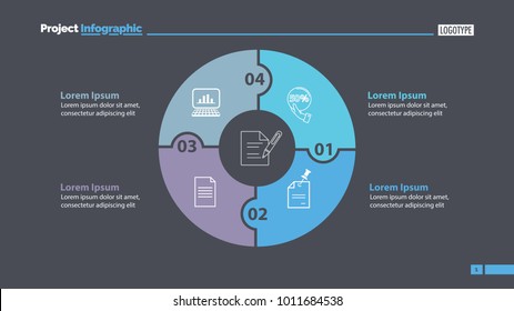 Jigsaw Puzzle Items Diagram Slide Template