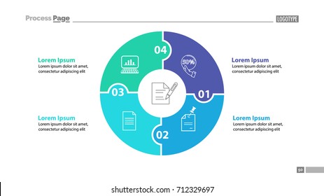 Jigsaw Puzzle Items Diagram Slide Template