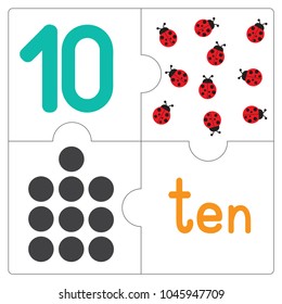 The jigsaw puzzle number 10