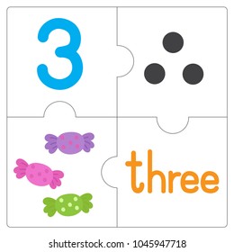 The jigsaw puzzle number 3