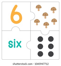 The jigsaw puzzle number 6