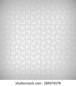 Jigsaw Puzzle Pattern on Grayscale Background