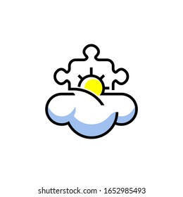 nube solar de rompecabezas