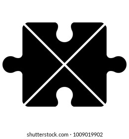 Jigsaw puzzle piece. Teamwork concept image. Vector illustration design
