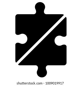 Jigsaw puzzle piece. Teamwork concept image. Vector illustration design