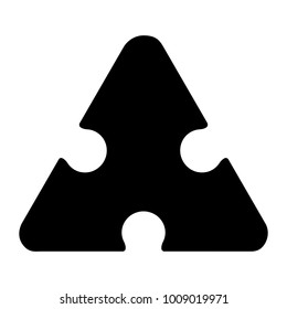 Jigsaw puzzle piece. Teamwork concept image. Vector illustration design