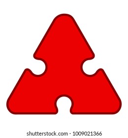Jigsaw puzzle piece. Teamwork concept image. Vector illustration design