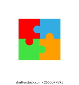 Rompecabezas de la pieza del rompecabezas Ilustración vectorial