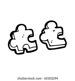 jigsaw puzzle pieces cartoon