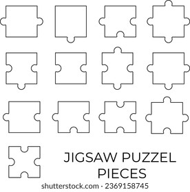 Jigsaw puzzle pieces to help you create your own custom jigsaw puzzle, customizable jigsaw puzzle pieces, each uniquely distinct, allowing you to craft your own one-of-a-kind puzzle masterpiece.