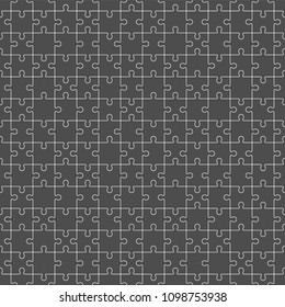 Jigsaw Puzzle seamless pattern